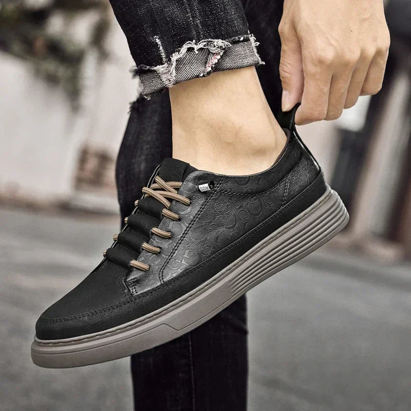 Giovanni Italienische Leder Sneakers