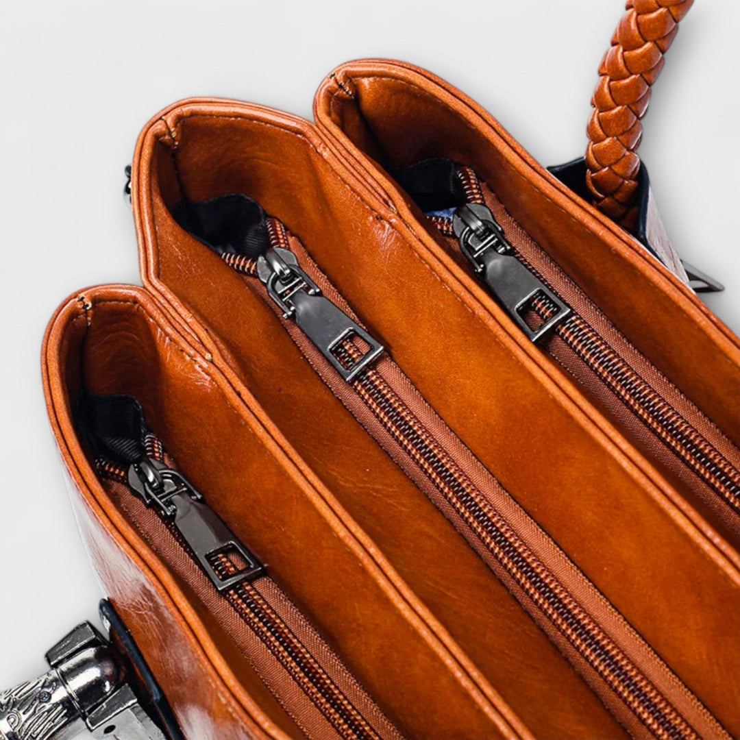 Lyrielle - Sac polochon élégant en cuir
