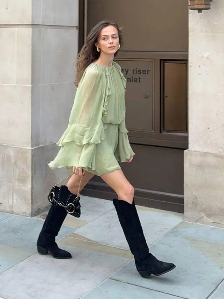 Kim - Mini-robe fluide de rêve