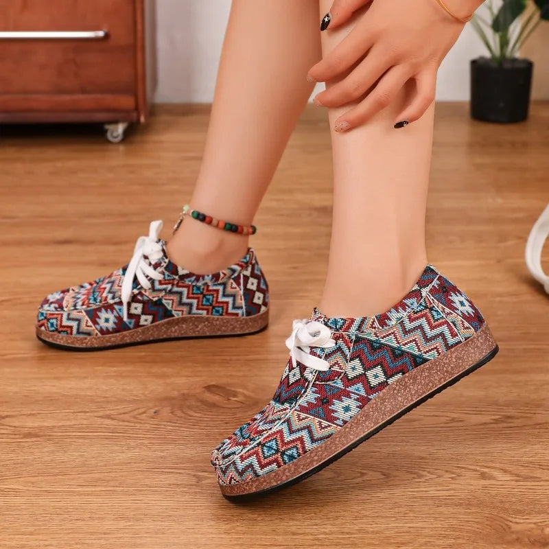 Isla | Orthopädische Muster Sneakers