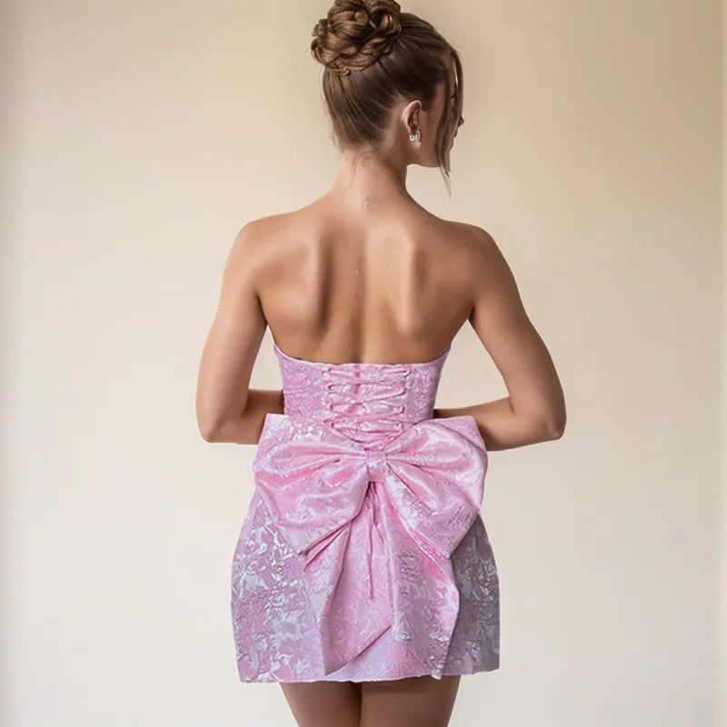 Avy - Splendido miniabito con fiocco