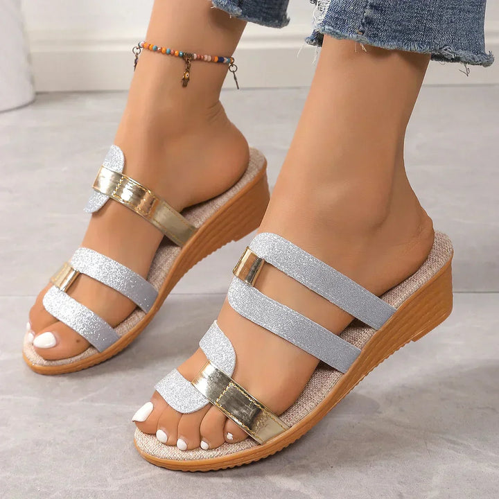 Lerrie | Sandales tressées à bride