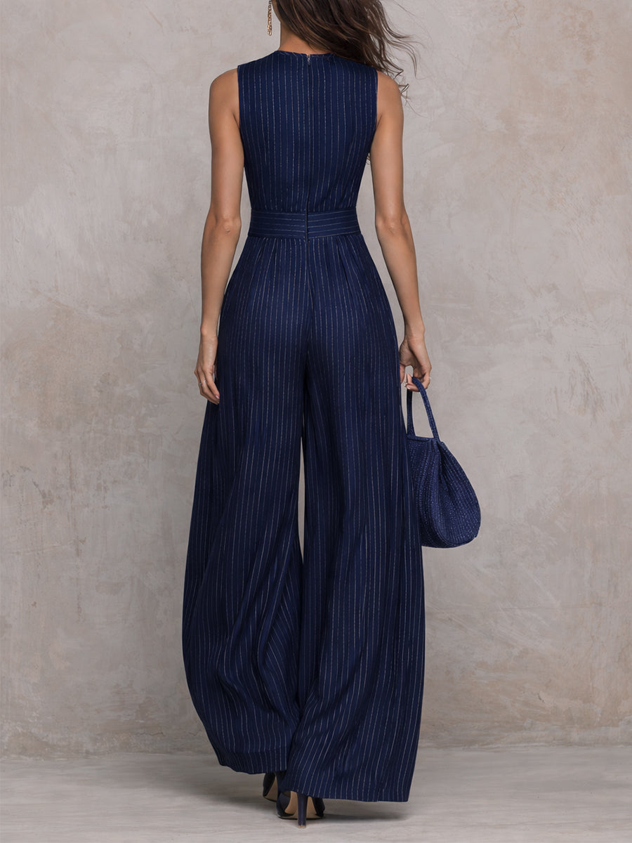 Rana | Combinaison rayée bleu marine
