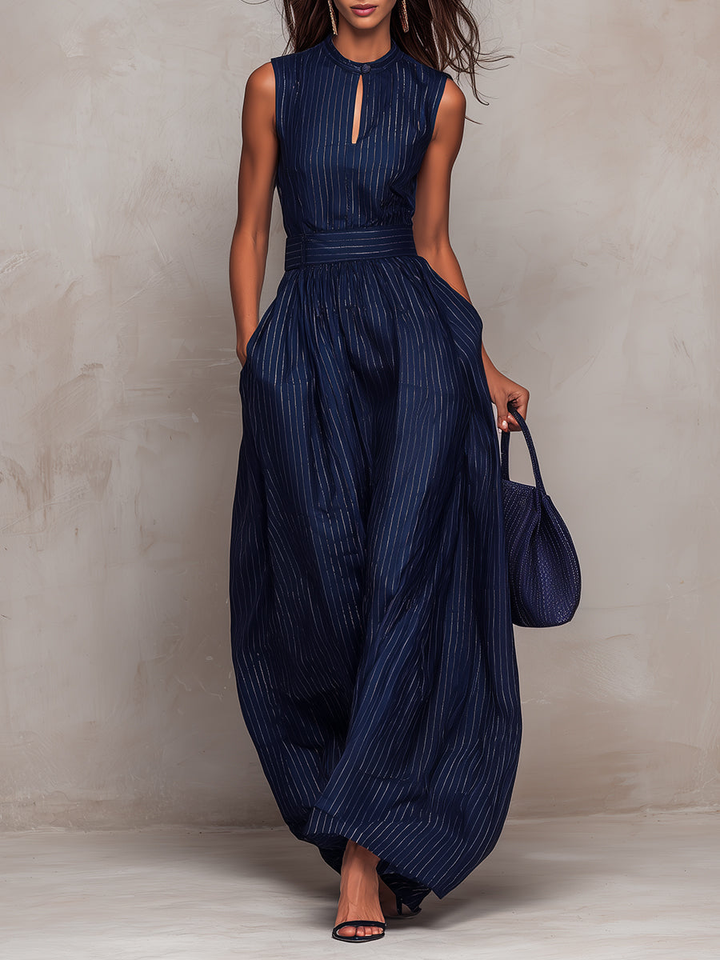 Rana | Combinaison rayée bleu marine