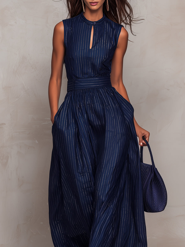 Rana | Combinaison rayée bleu marine