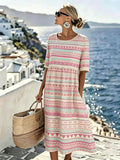 Elodie™ | Robe midi Pastel Harmonie