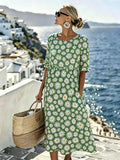 Daisy™ | Robe midi Prairie fleurie