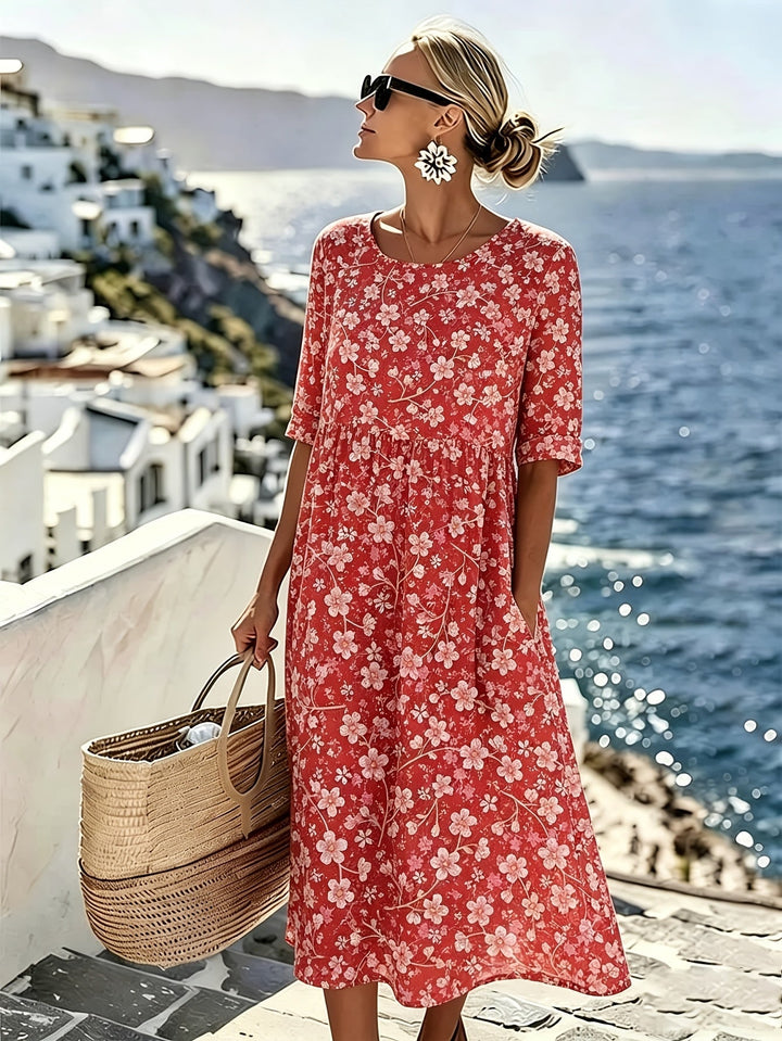 Scarlett™ | Robe midi Blossom Breeze