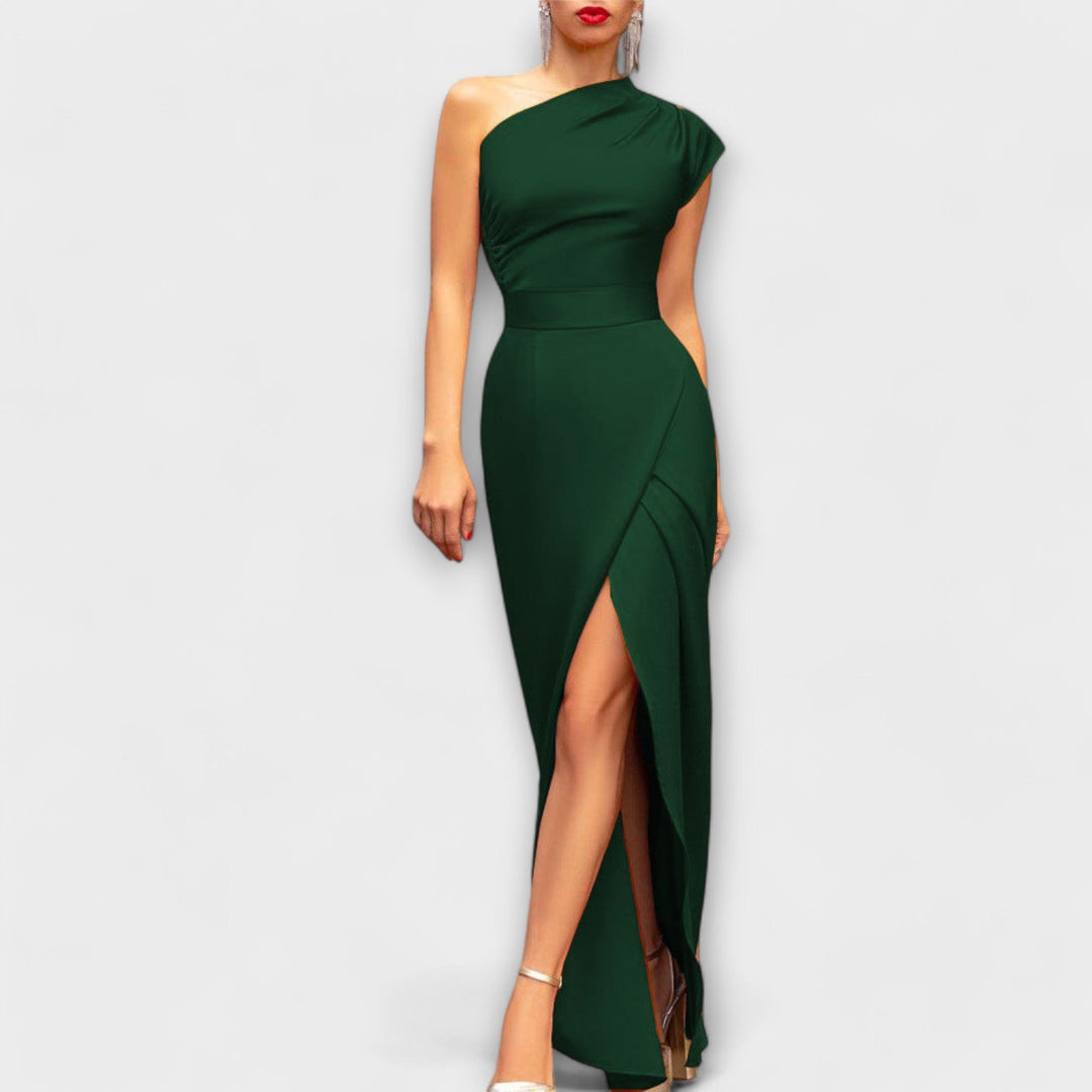 Axa - Elegante abito da sera maxi asimmetrico
