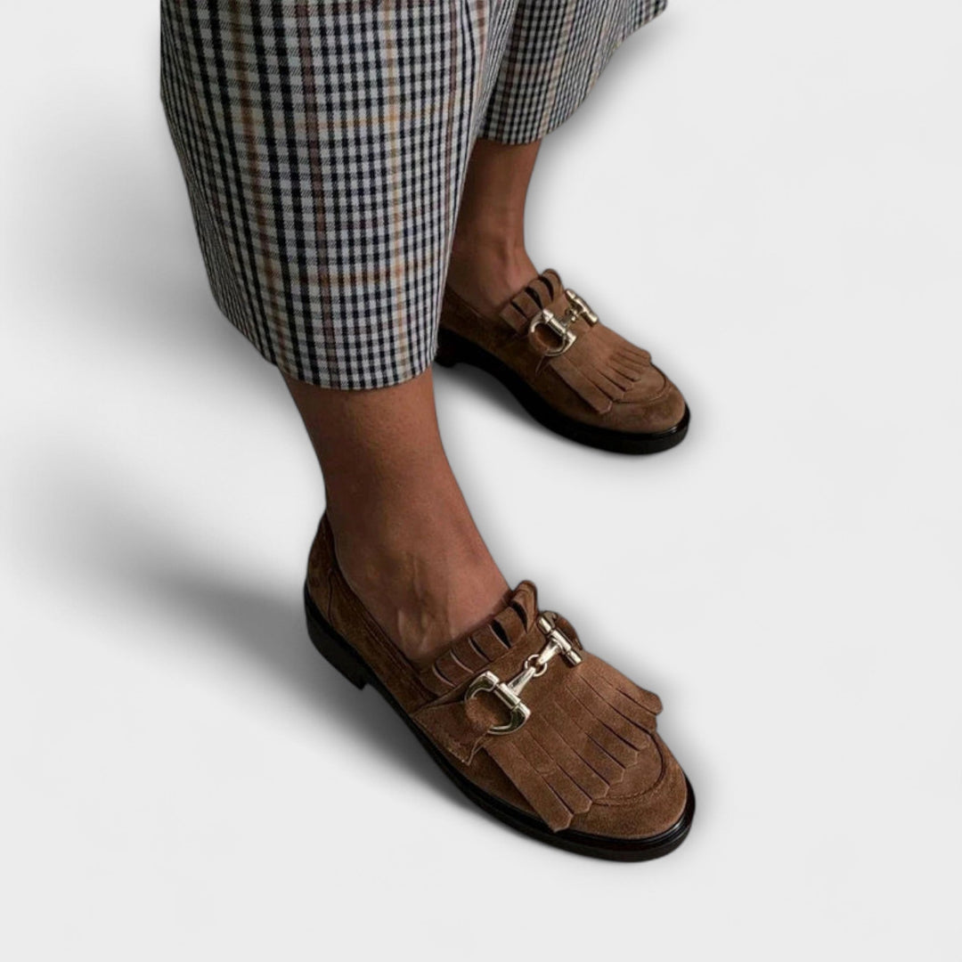 Brigitte - Mocassins marron élégants