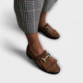 Brigitte - Mocassins marron élégants