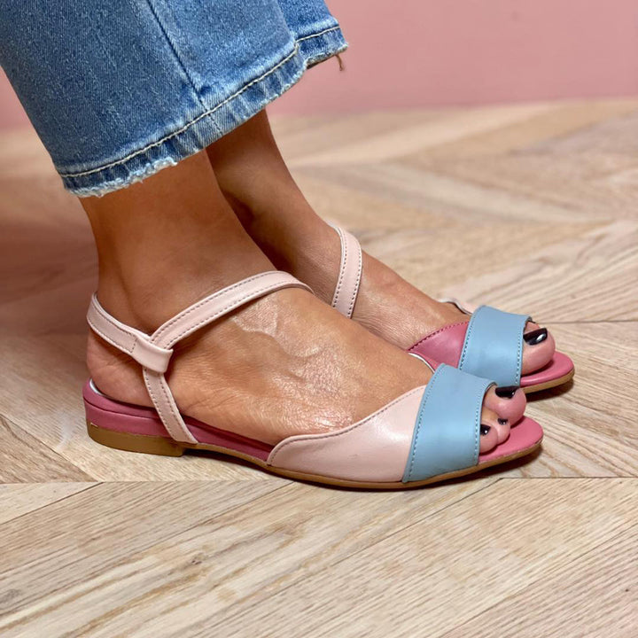 Johanna™ - Sandali asimmetrici rosa