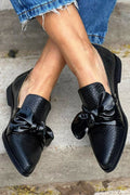 Orla™ - Ballerines noires à nœud