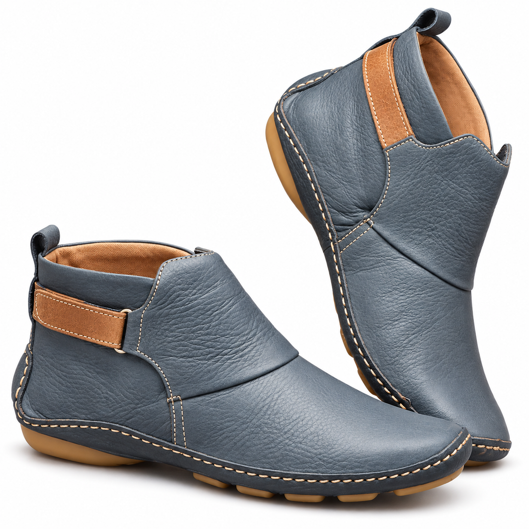 Maddy | Bequeme Leder-Stiefeletten
