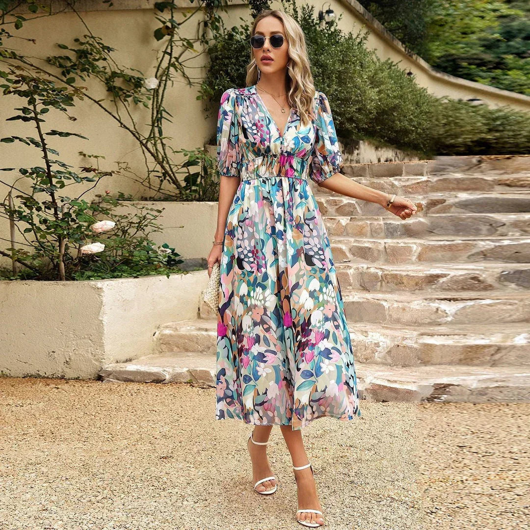 Innova - Robe midi col V