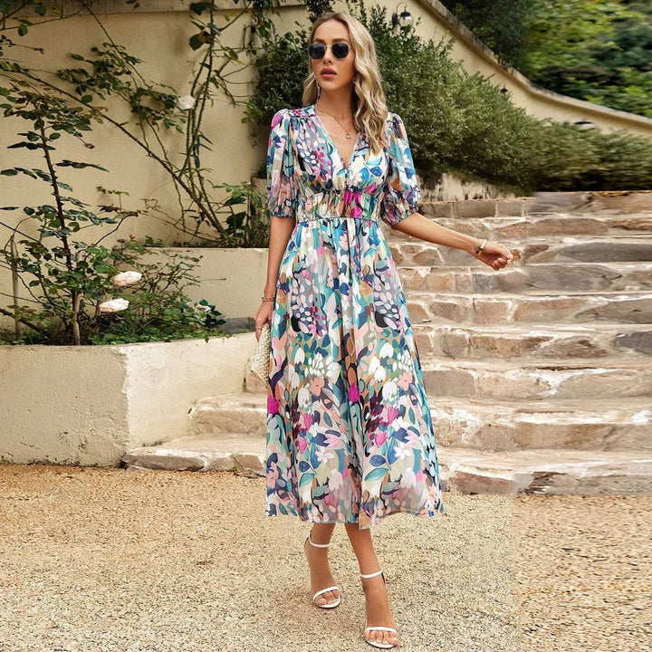 Innova - Robe midi col V