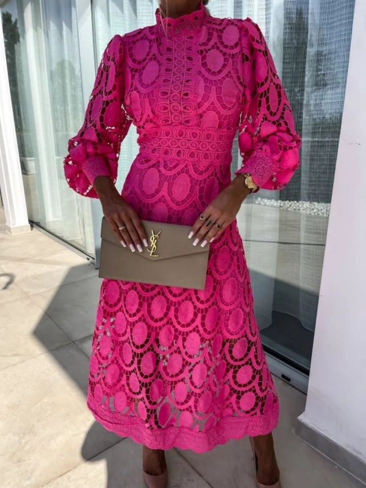 Eloah™ | Robe midi élégante en dentelle