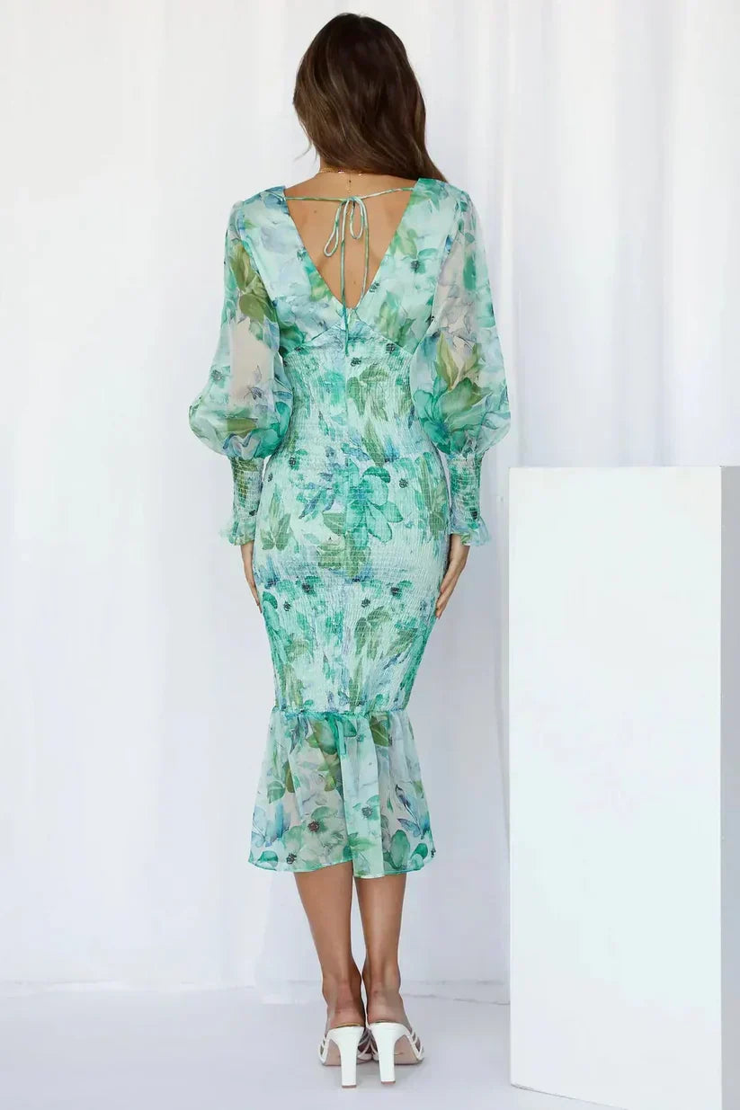Miley - Abito midi a fiori