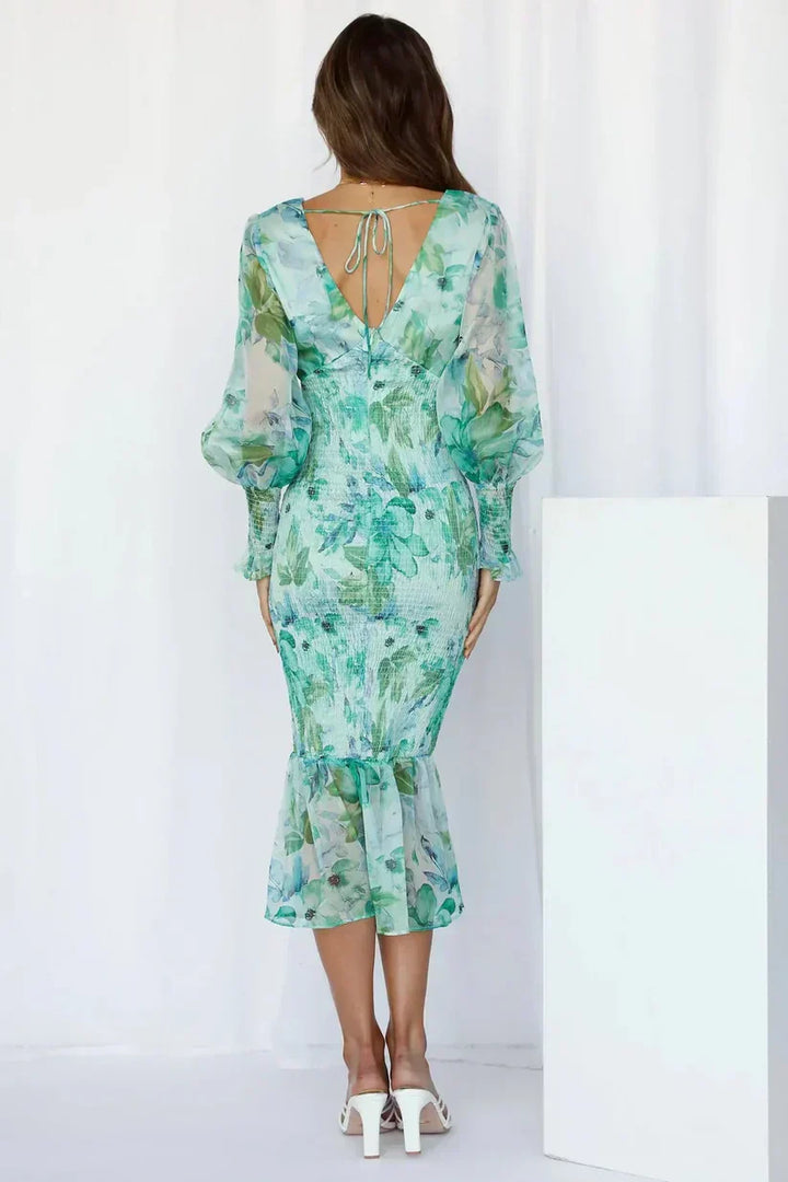 Miley - Abito midi a fiori