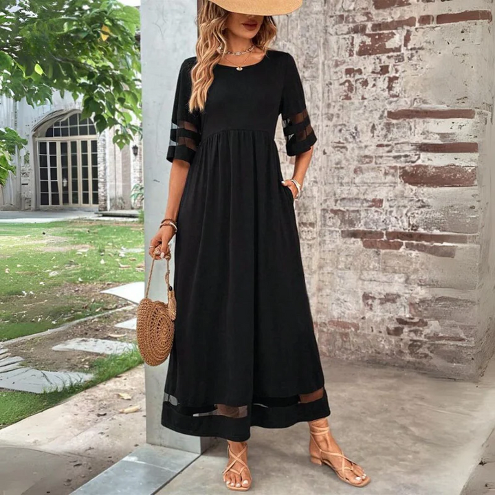 Cerelia | Robe midi moulante avec effet ventre plat