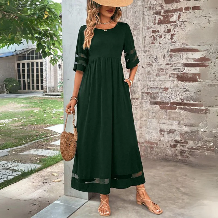 Cerelia | Robe midi moulante avec effet ventre plat
