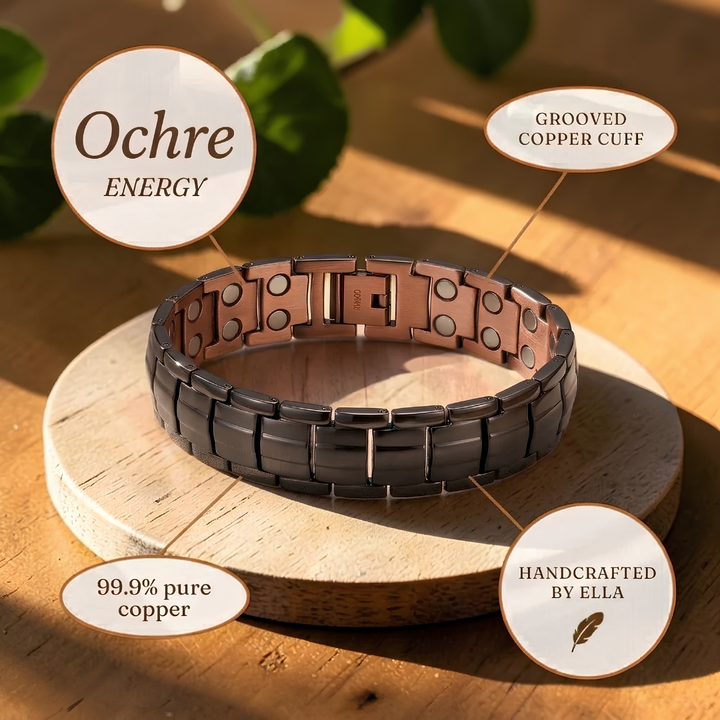 Valcor Ocker Herren Kupferarmband