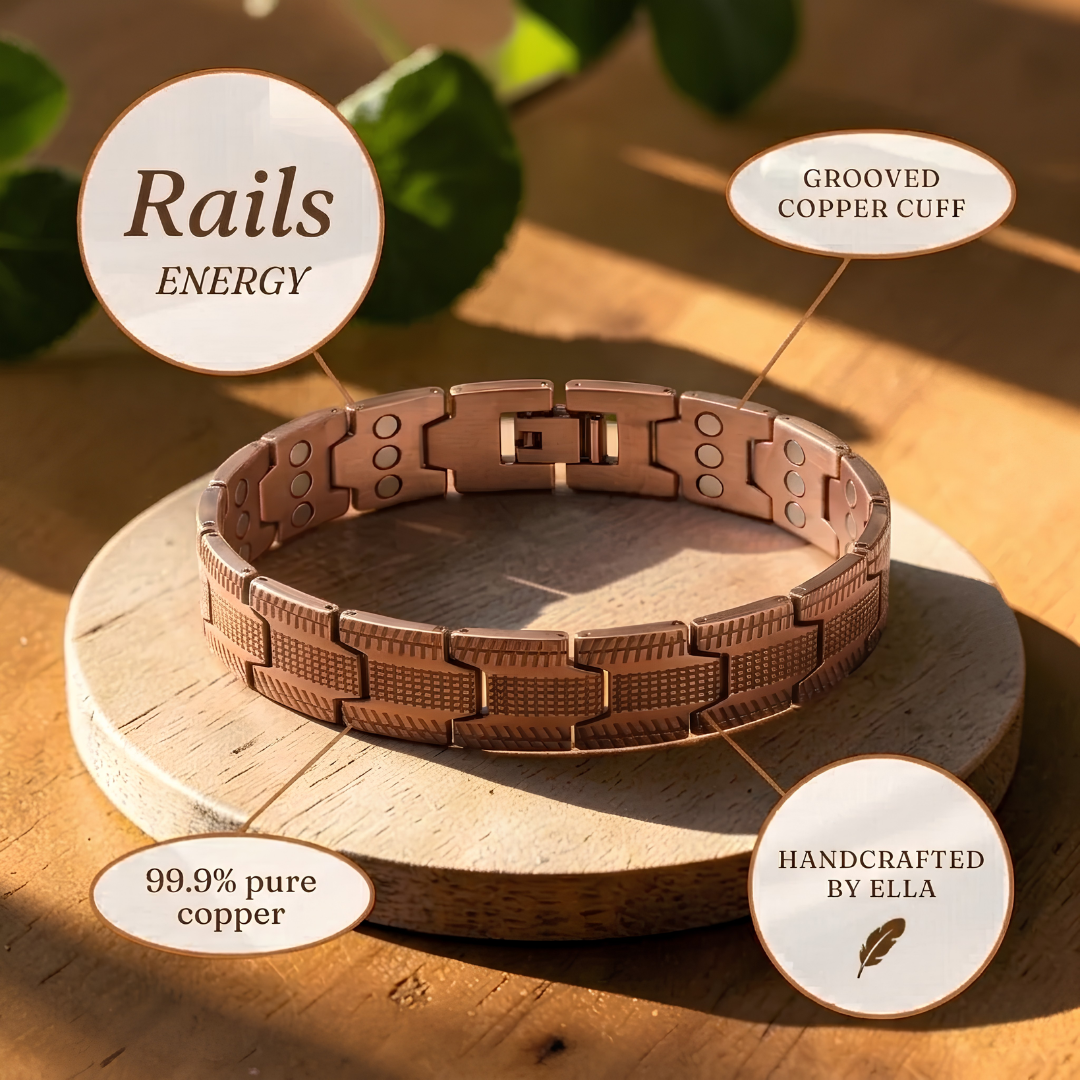 Valcor Schienen Herren Kupferarmband
