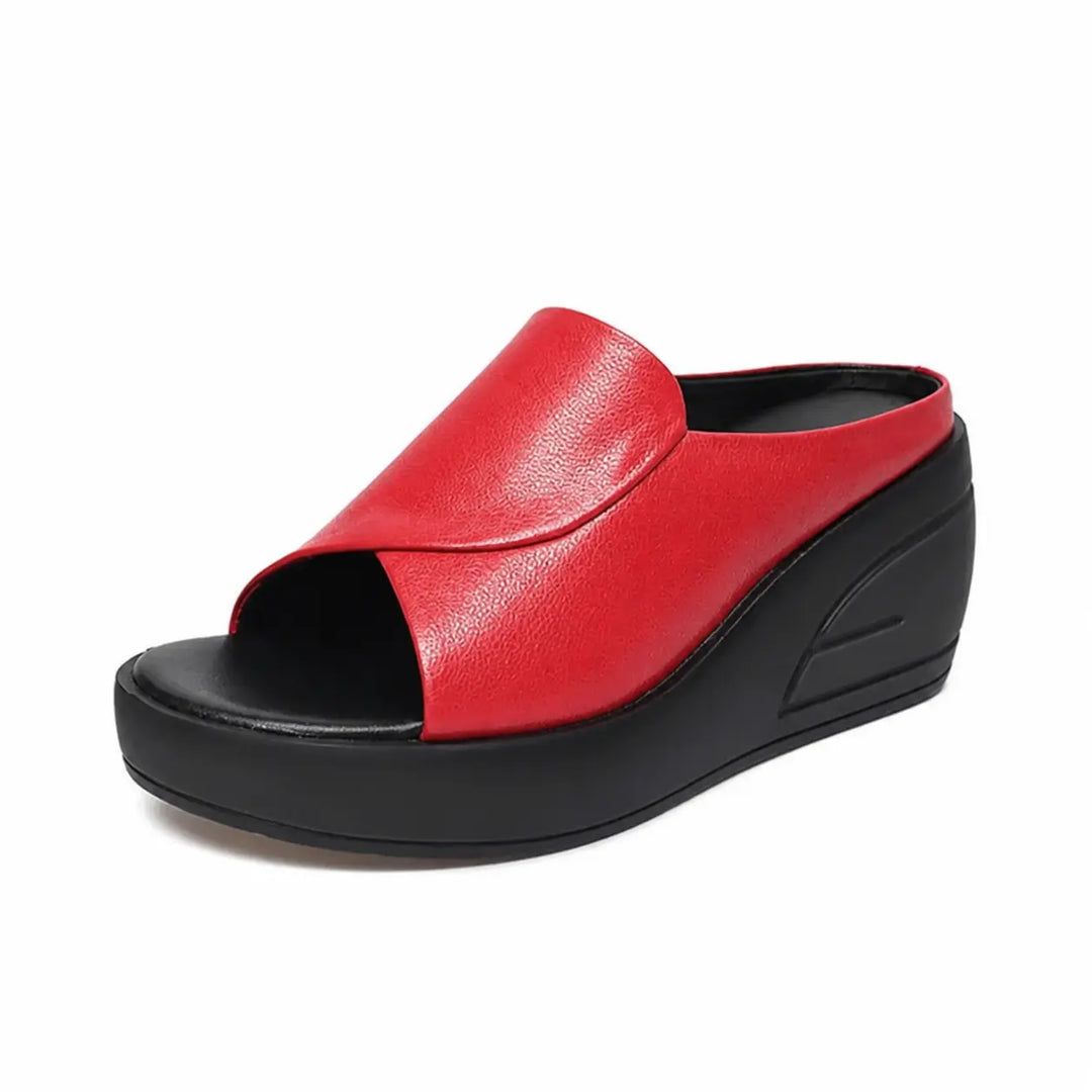 Eliza | Sandali ortopedici a zeppa slip-on