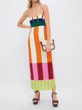 Elsa - Maxi abito multicolore